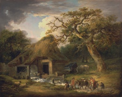 El Viejo Molino de Agua de George Morland